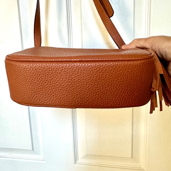 Women's Tan Leather Bag - Picture 8 of 11
